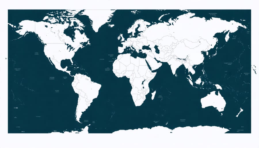 World map showcasing key nations with vaping policies and regulations